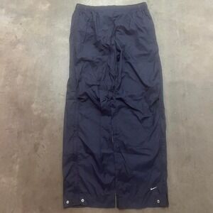 Vintage Y2K baggy Nike‎ men's blue track pants skater